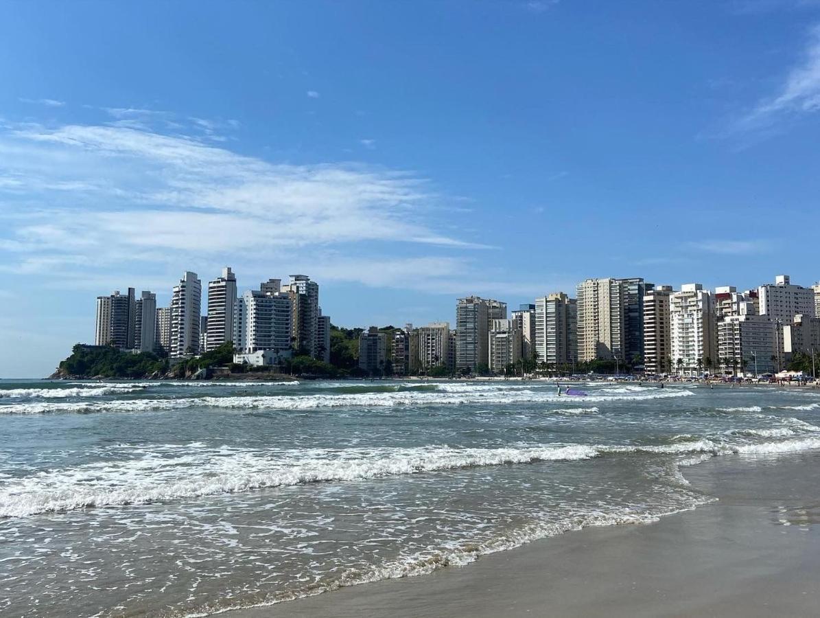 Apartamento Loft moderno pé na areia a 50 metros do mar Pitangueiras Guarujá Exterior foto