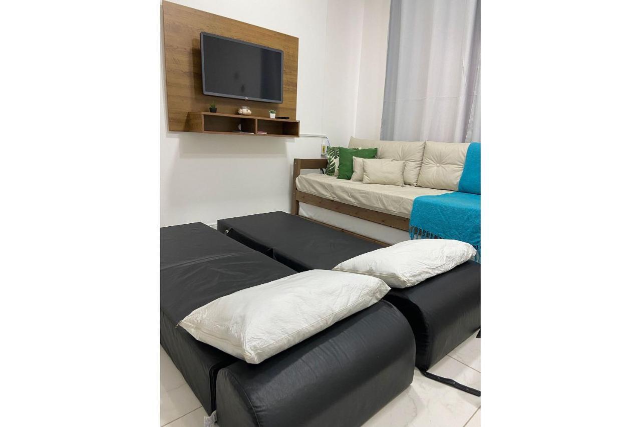 Apartamento Loft moderno pé na areia a 50 metros do mar Pitangueiras Guarujá Exterior foto