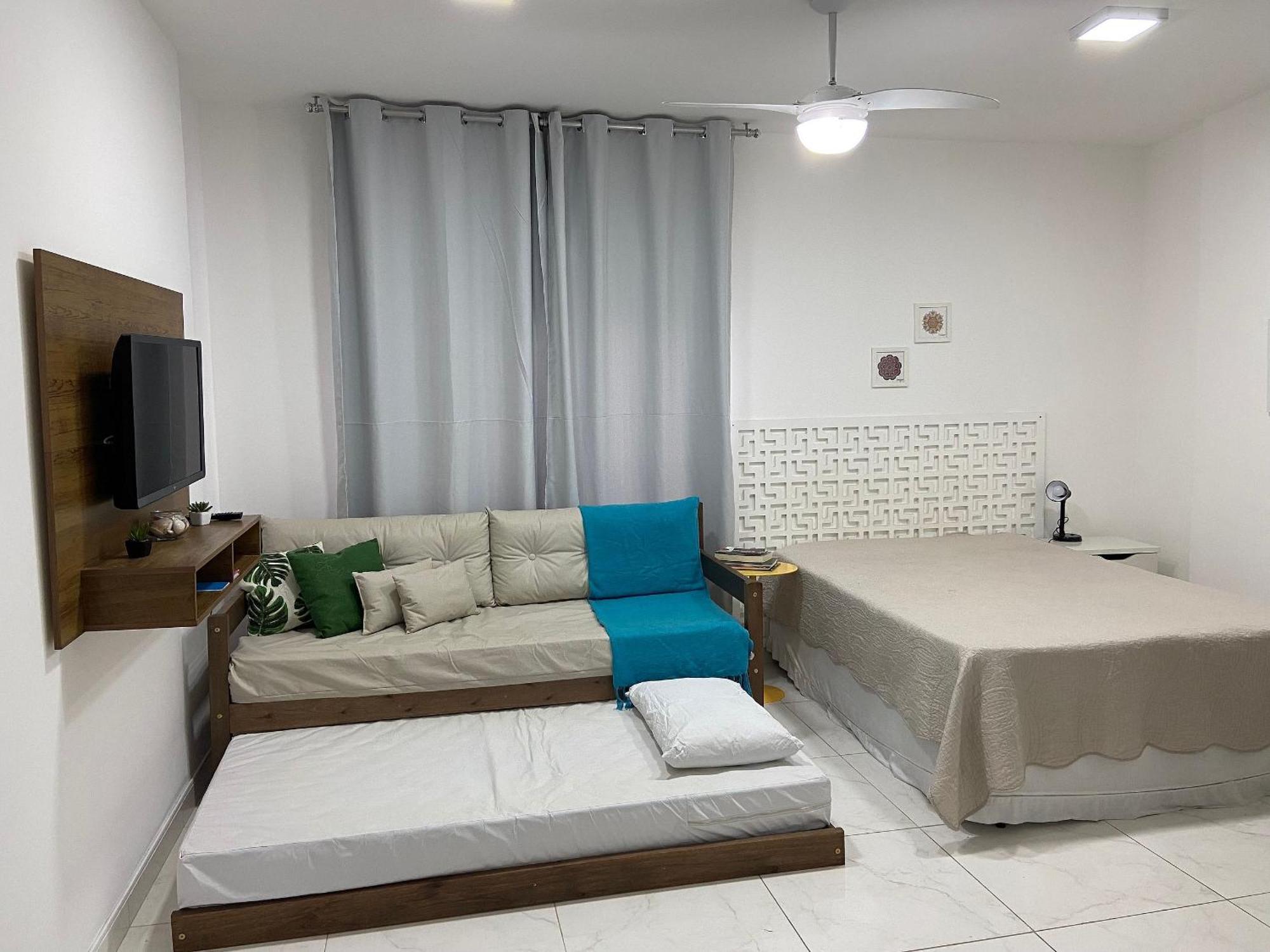 Apartamento Loft moderno pé na areia a 50 metros do mar Pitangueiras Guarujá Exterior foto